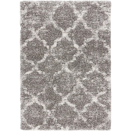 Safavieh 5 ft. 1 in. x 7 ft. 6 in. Hudson Shag Vintage Rectangle Rug Gray & Ivory SGH269F-5